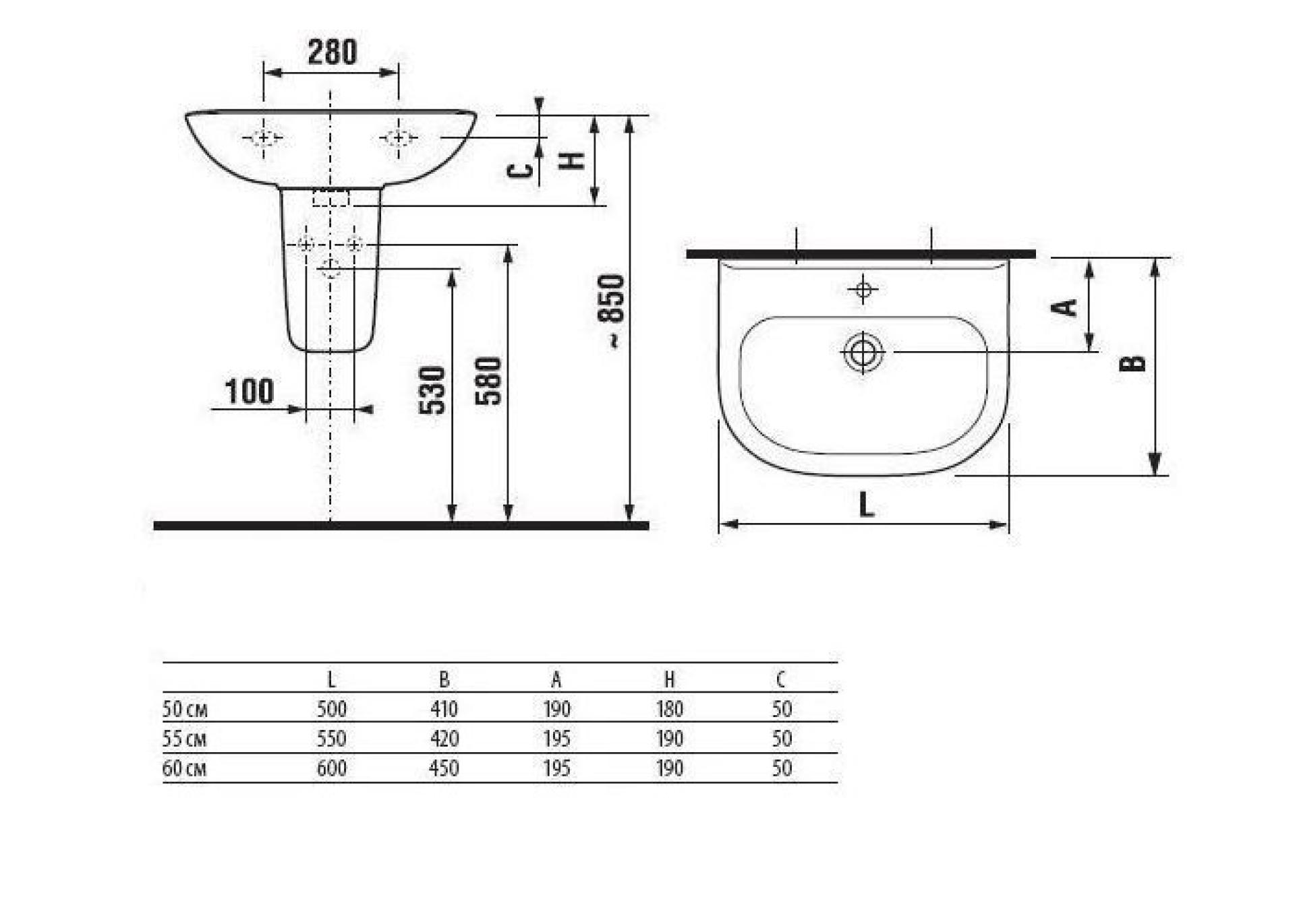 Фото: Раковина Roca Access ZRU9307610 600x450 R, белый Roca в каталоге