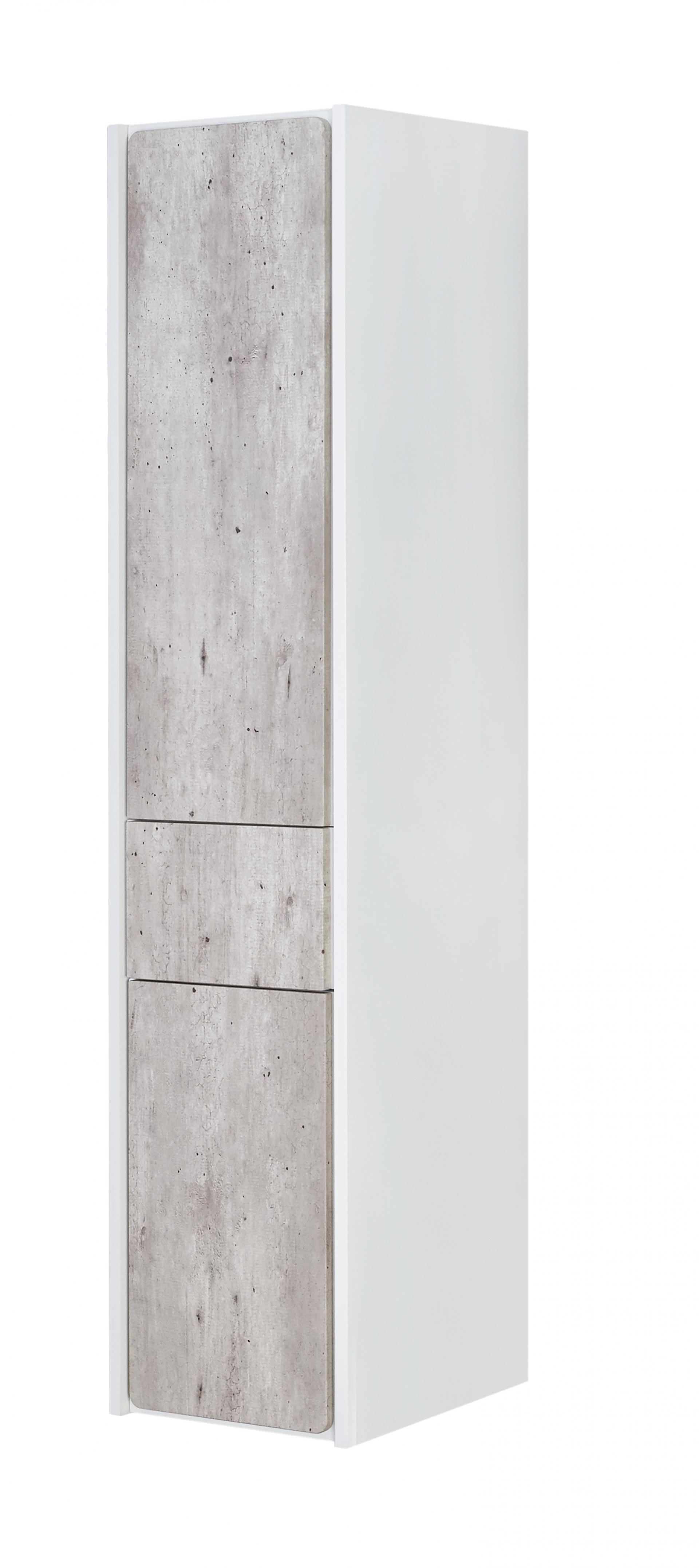 Фото: Шкаф-пенал Roca Ronda ZRU9303005 L,белый глянец/бетон Roca в каталоге