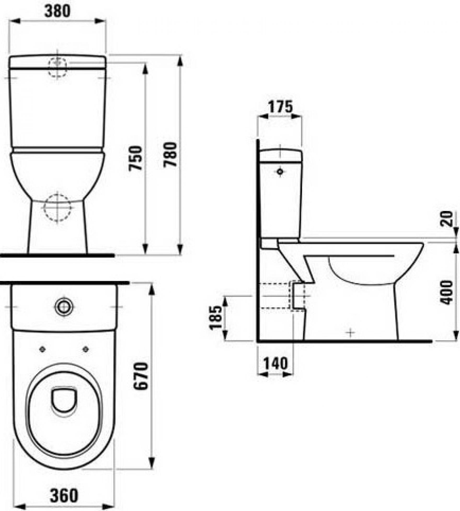 Фото: Крышка-сиденье для унитаза Laufen Pro 8.9195.1.300.003.1 с микролифтом Roca в каталоге