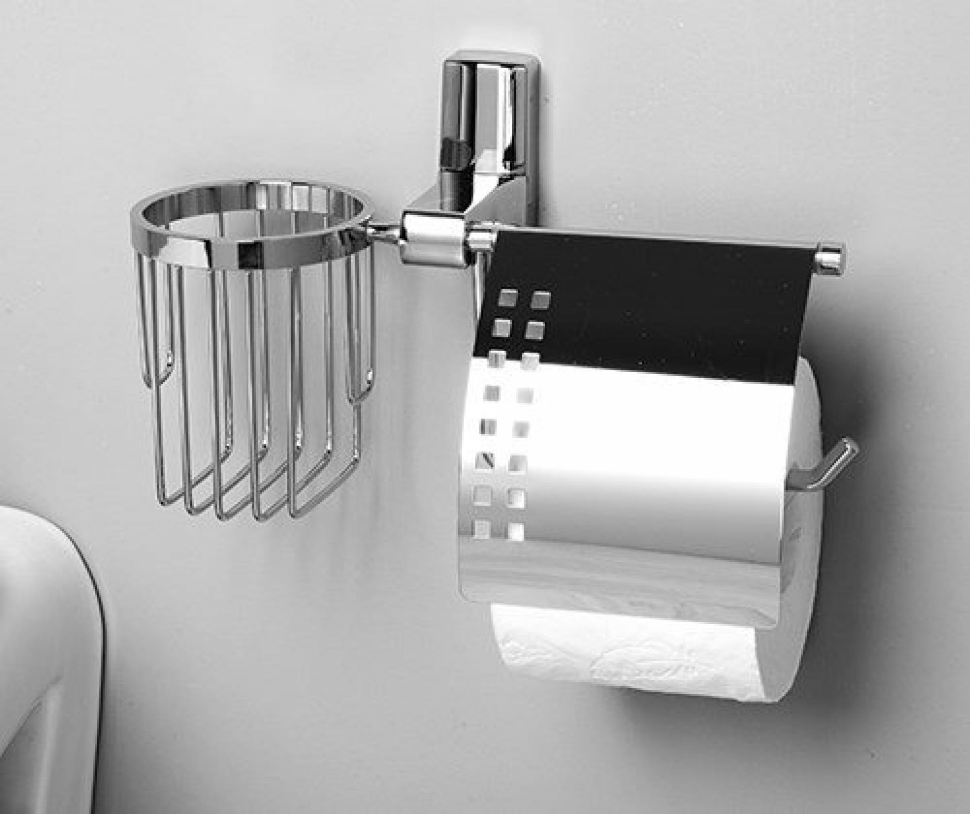 Фото: Держатель туалетной бумаги и освежителя Wasserkraft Leine К-5059 Roca в каталоге
