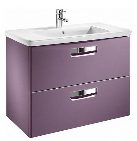 Фото: Комплект мебели 60 см Roca Gap фиолетовая, со светильником Roca в каталоге