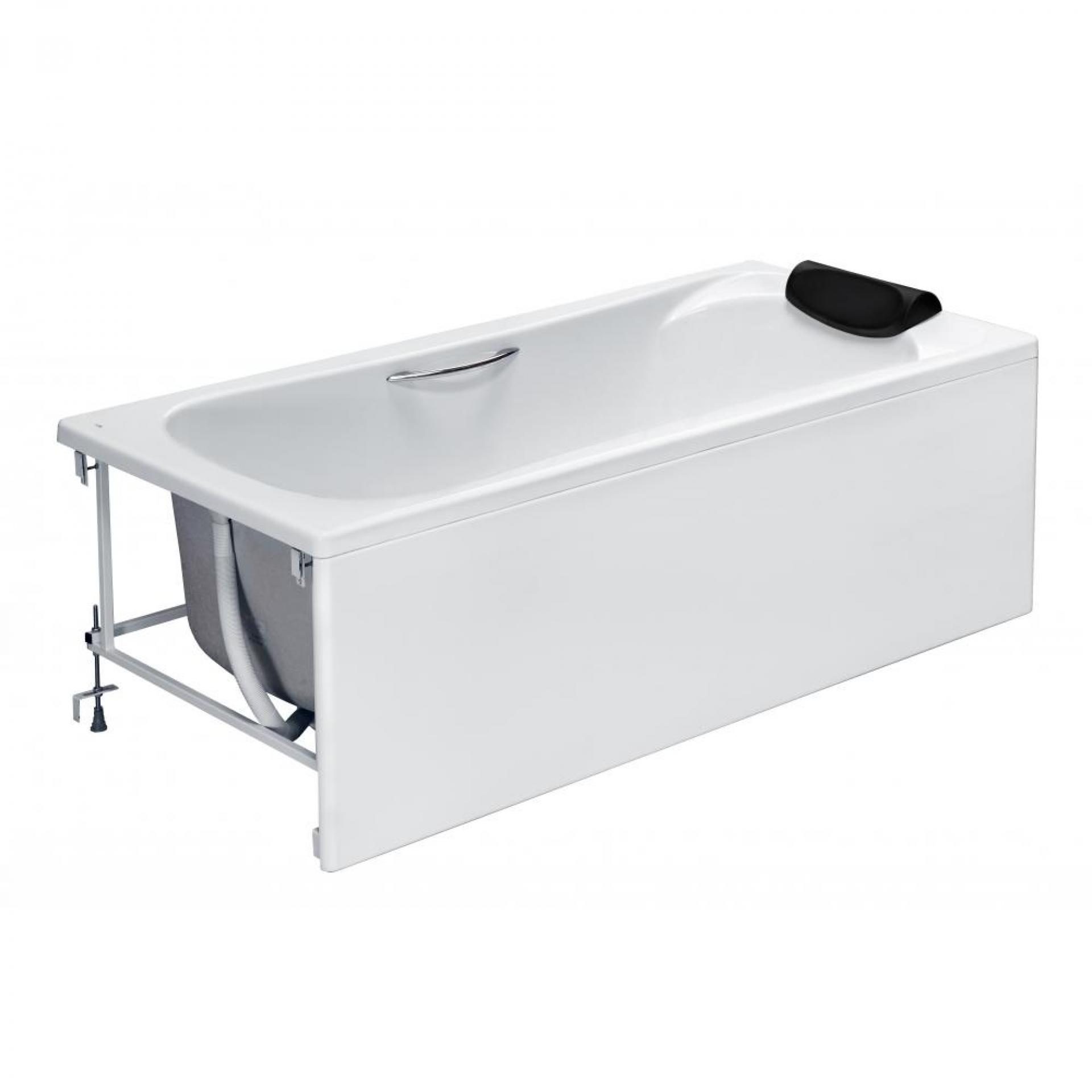 Комплект акриловая ванна Roca BeCool 180x80 + фронтальная панель + монтажный набор