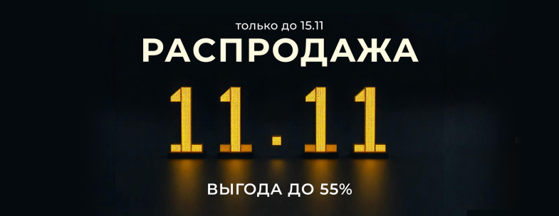 BLACK FRIDAY скидки до -55%