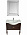 Комплект мебели 85 см Roca America Evolution L дуб темный шоколад