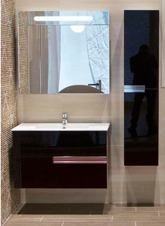 Фото: Мебель для ванной Roca Victoria Nord Black Edition 80 черная Roca в каталоге