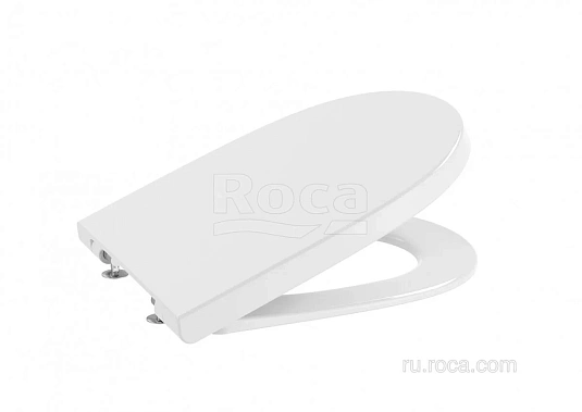 Фото: Подвесной унитаз Roca Meridian 34624L000/8012A200B безободковый 560 rimless Roca в каталоге